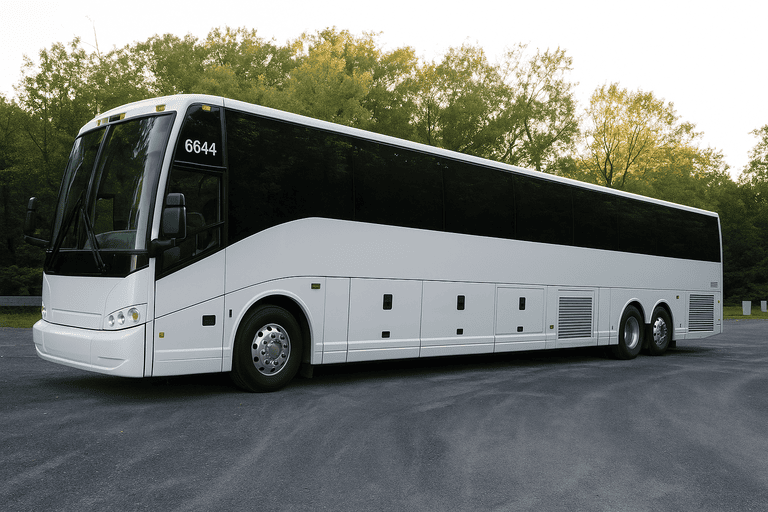 exterior of Daytona Beach Minibus Company coach bus