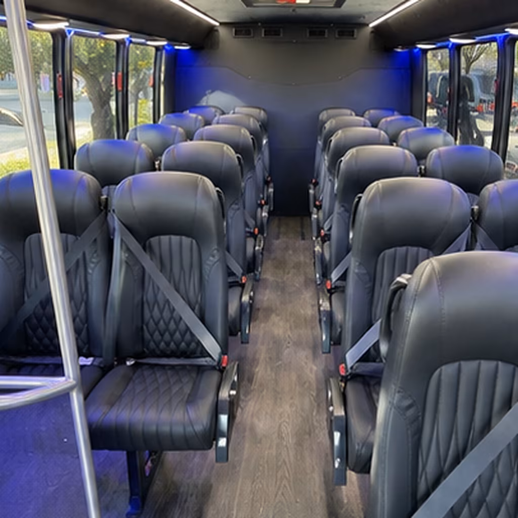 35 passenger minibus interior