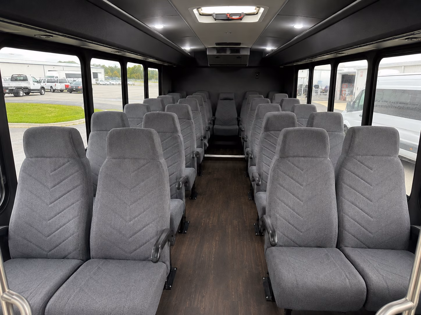 daytona beach 18 passenger minibus inside