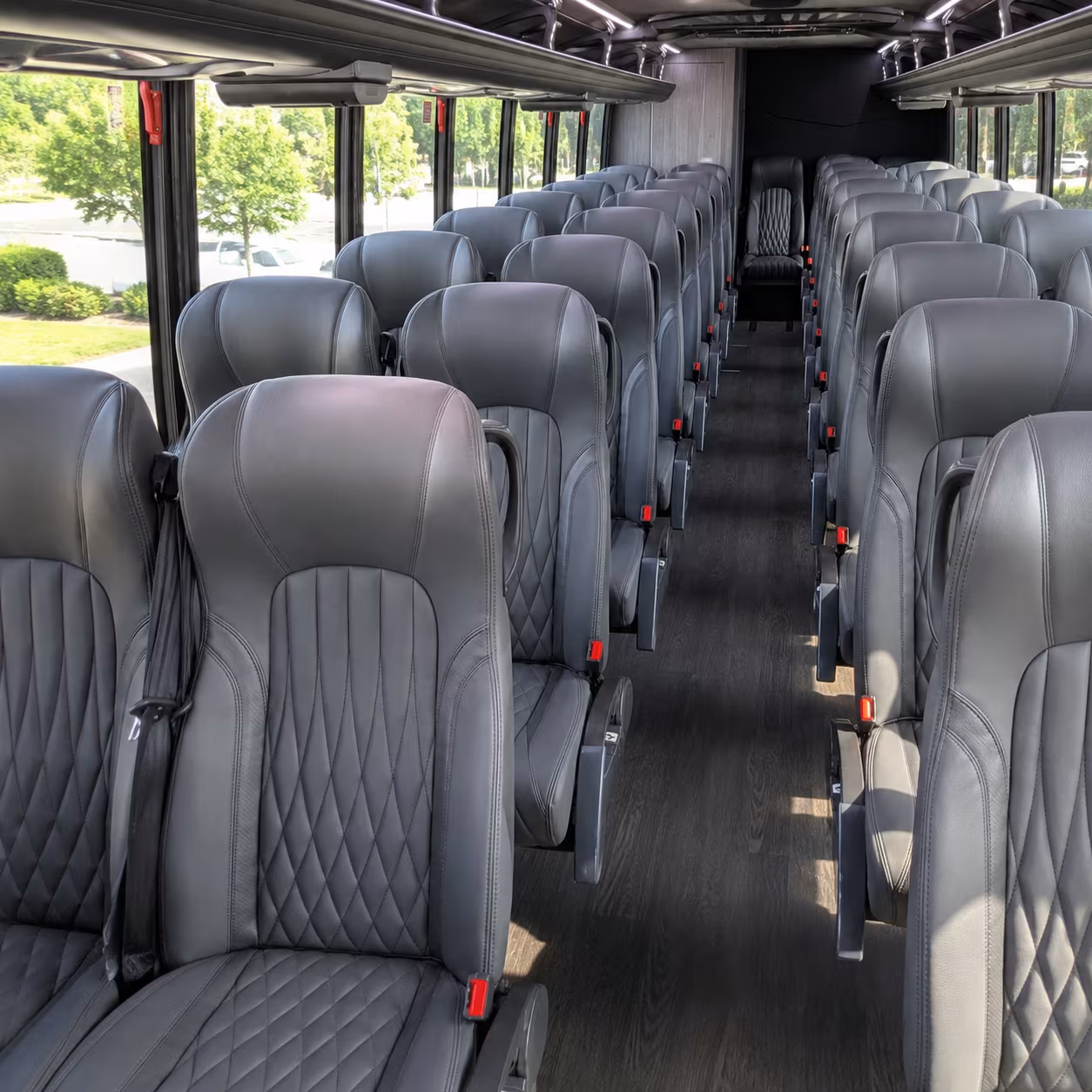 daytona beach 25 passenger minibus inside