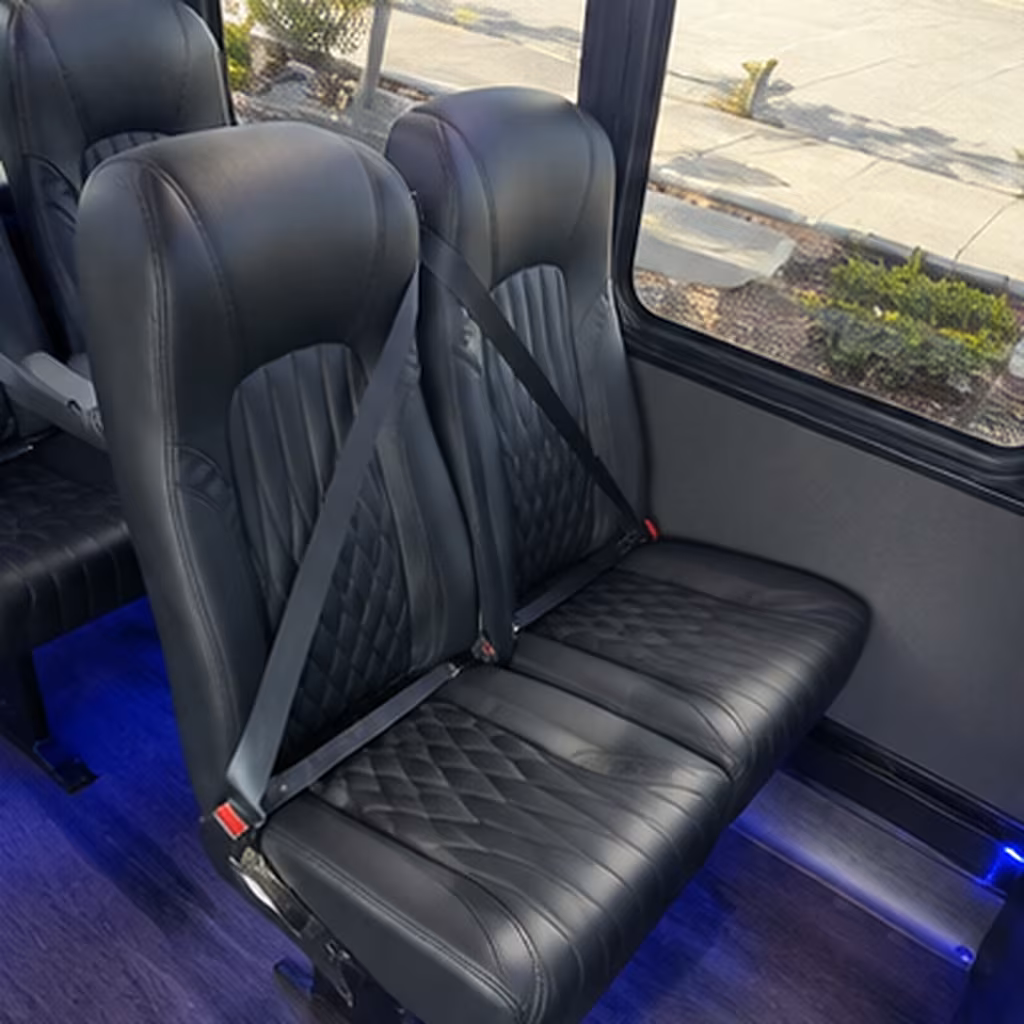 daytona beach 25 passenger minibus interior