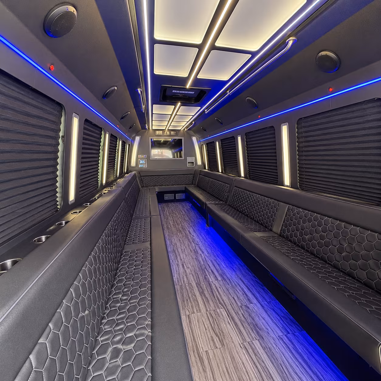 daytona beach 30 passenger party bus interior