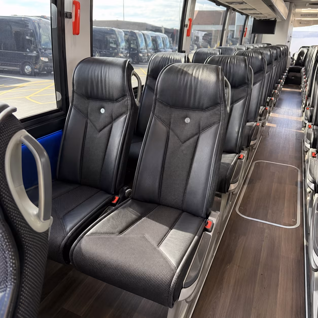 daytona beach 40 passenger charter bus interior