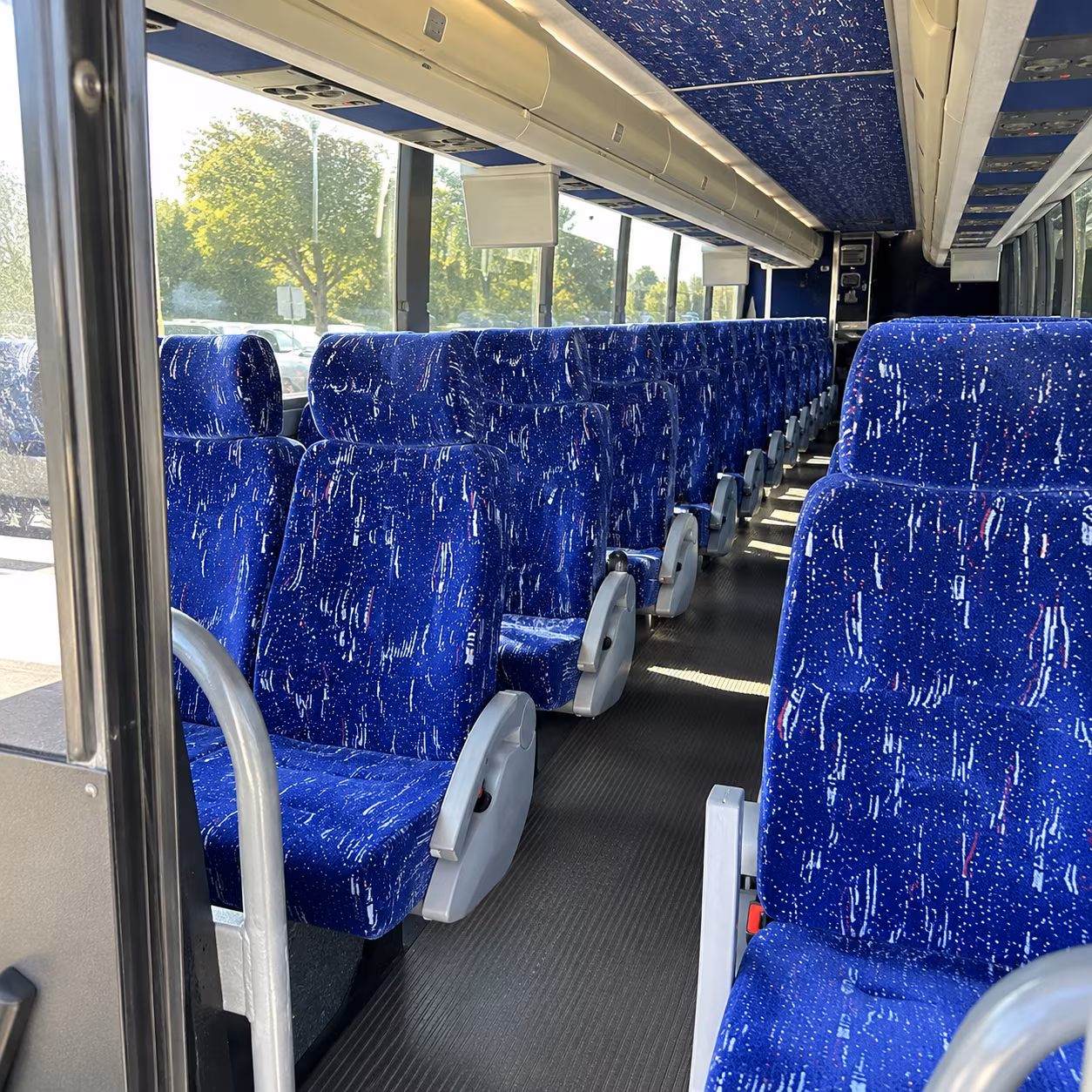 daytona beach 50 passenger charter bus inside