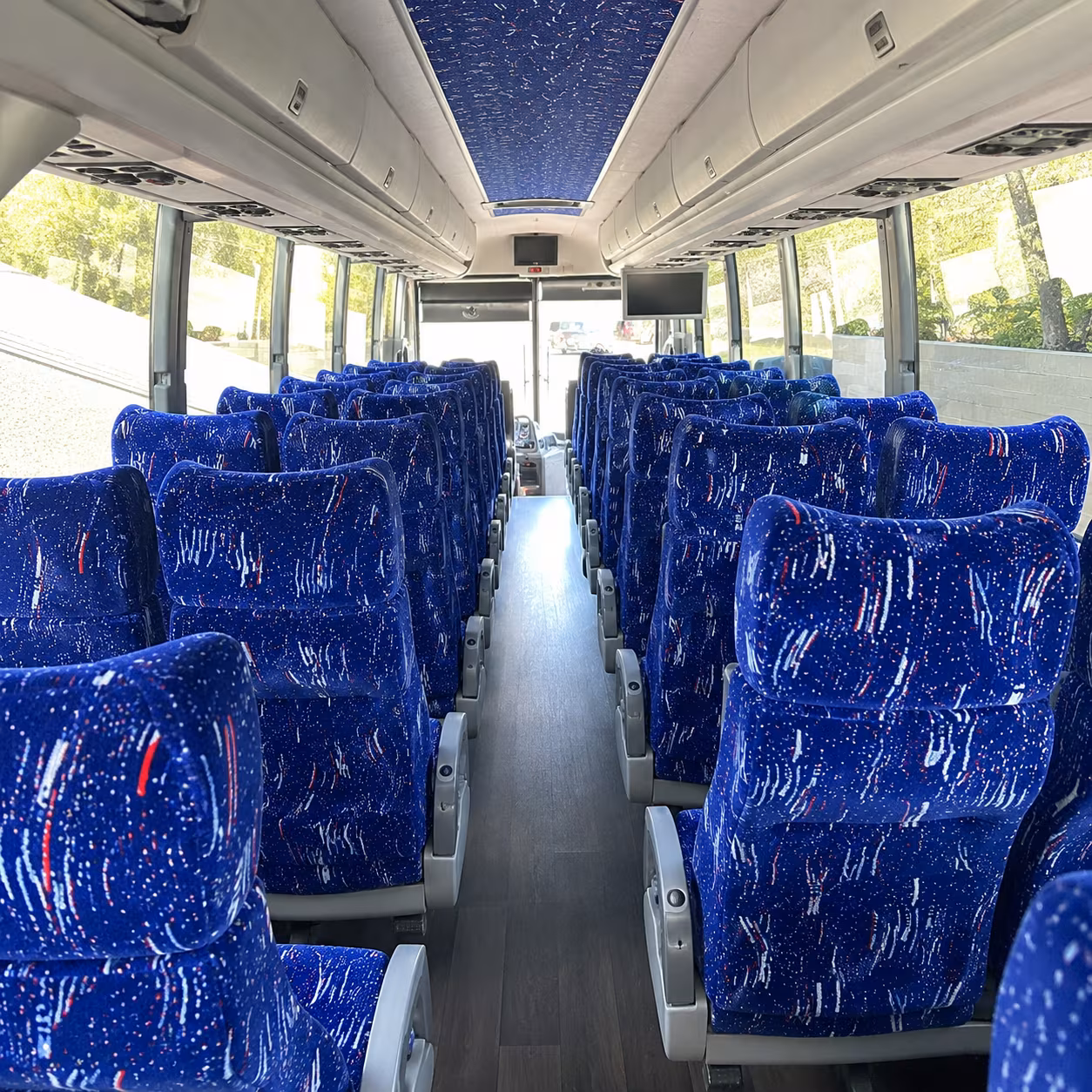 daytona beach 50 passenger charter bus interior