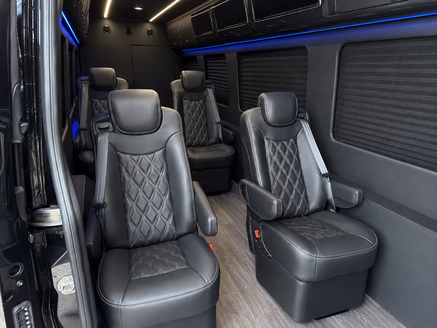 daytona beach sprinter van with driver interior